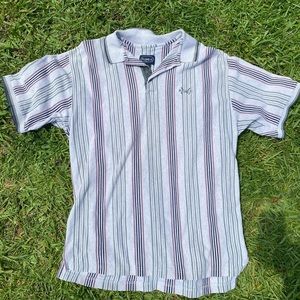 Vintage 90’s striped Eagle Golf polo size XL